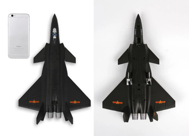 1: 72 ЧЕРНЫЙ Stealth Jet сплава четвёртого поколения истребитель 20 J20 стационарная модель Игрушечная модель самолета статическая модель мемориал