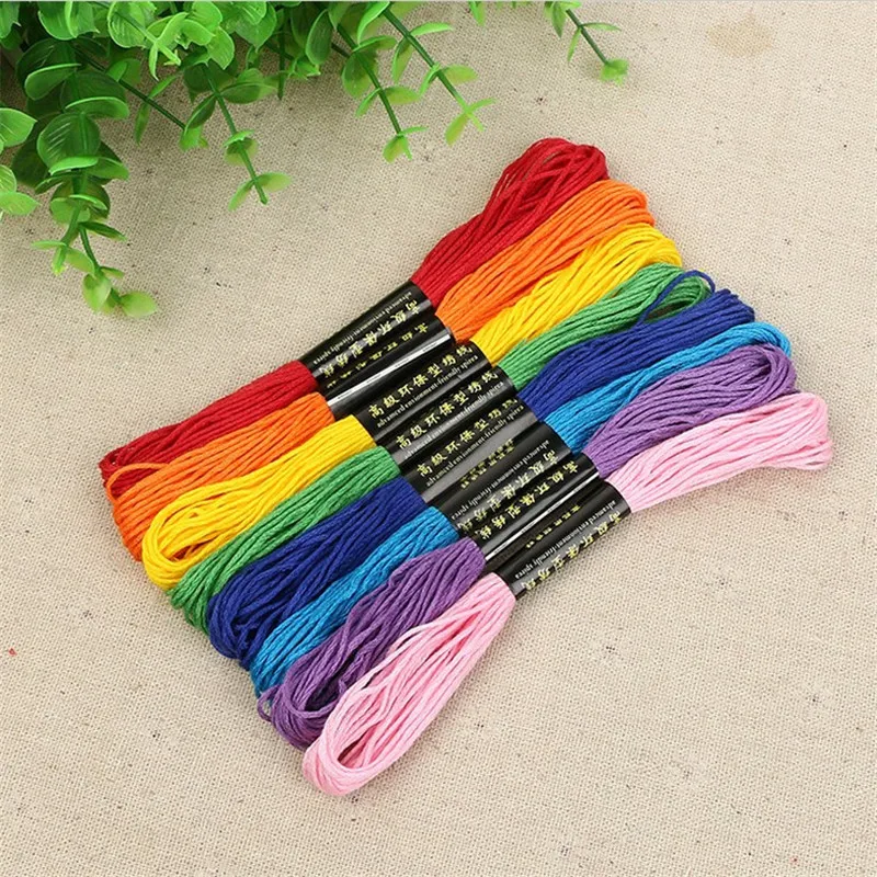 

Multicolor Similar Threads Cross Stitch Thread Cotton Sewing Skeins Embroidery Thread Floss Kit DIY Knitted Embroidery Thread