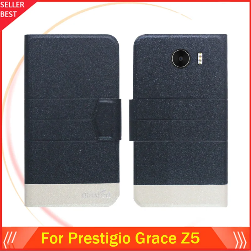 5 цветов Лидер продаж! Роскошный кожаный флип-чехол Prestigio Grace Z5 PSP5530DUO | Мобильные