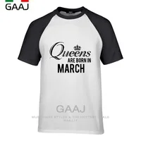 Мужская футболка GAAJ "Queens are born in November" Мужская и Женская Повседневная хлопковая футболка с длинными рукавами высокого качества