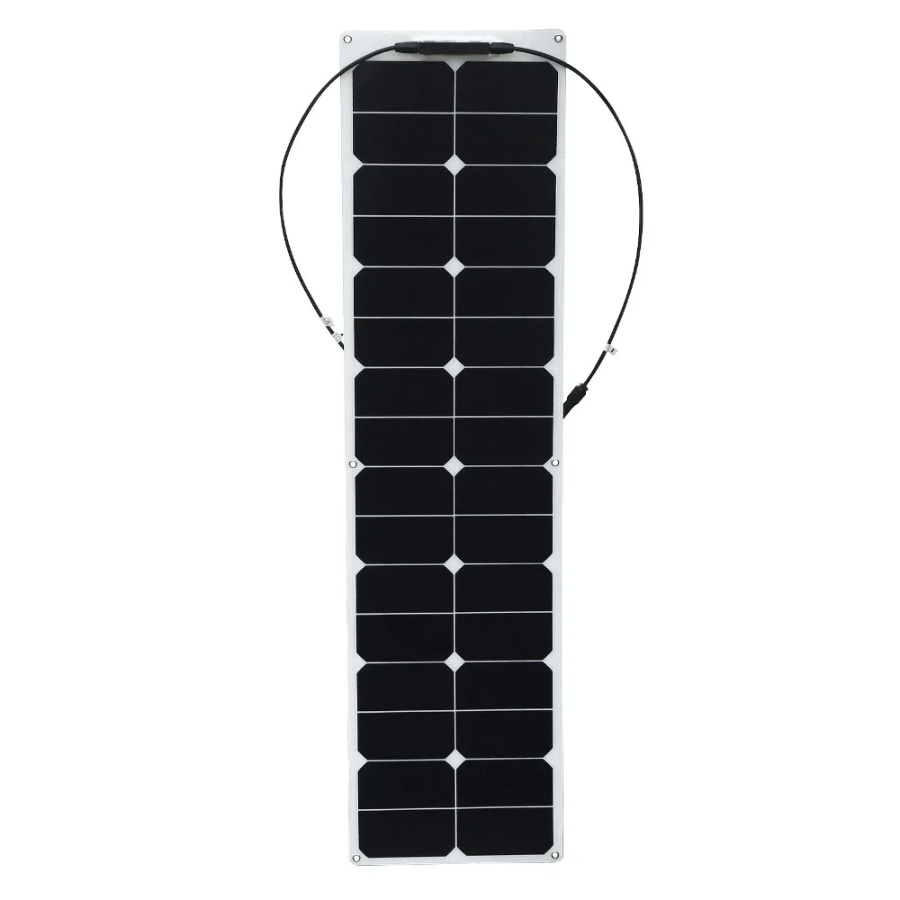 XINPUGUANG ETFE Гибкая ватт 50 Вт солнечная панель с изоляцией Backsheet Sun power Cells 18 В в 12 для