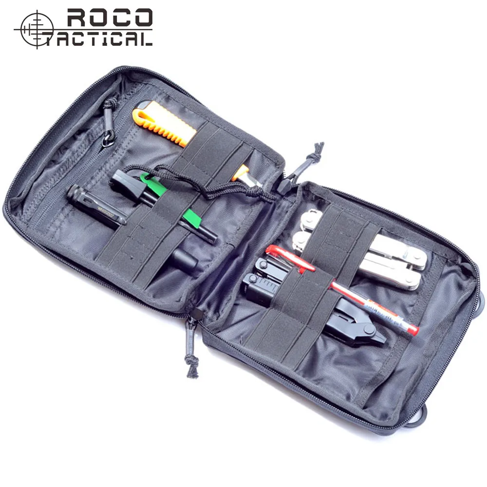 ROCOTACTICAL D80 MOLLE EDC тактический Органайзер чехол военный низкопрофильный OP чехол военный EDC армейский поясной Органайзер