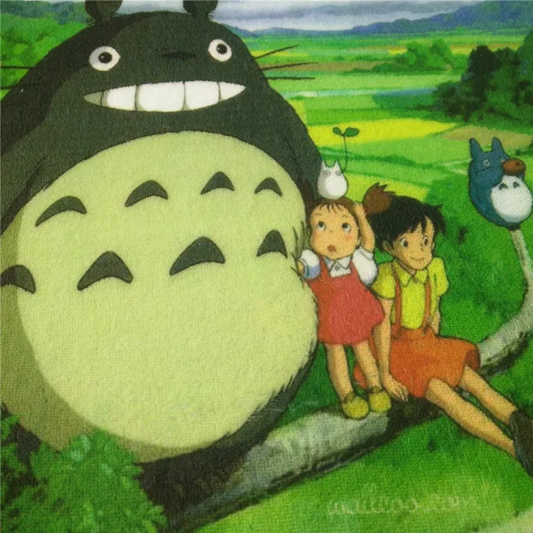 New Totoro Mat Super Soft Coral Fleece Cartoon rugs and carpets for home living room Anti-slip Kitchen carpet Bathroom Carpet | Дом и сад