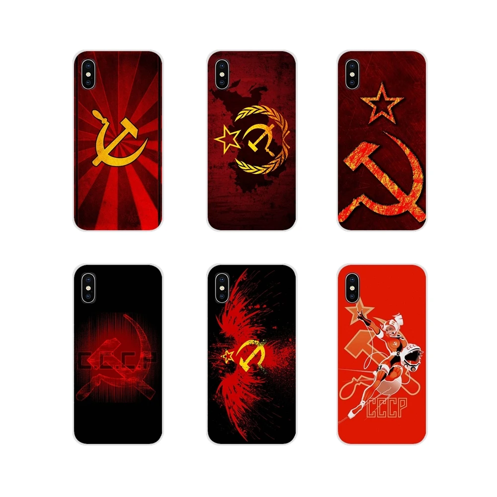 Аксессуары чехлы для телефонов России советская эмблема cccp Motorola Moto X4 E4 E5 G5 G5S G6 Z Z2