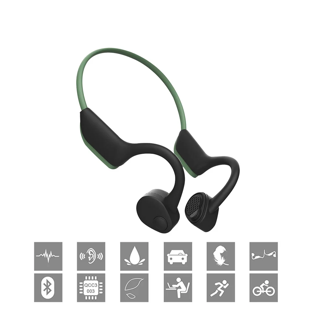 Bluetooth 5,0 S. Носить J20 беспроводные наушники костной проводимости наушники открытый Hands Free спортивная Гарнитура ж/микрофон обновления Z8 гарнитуры