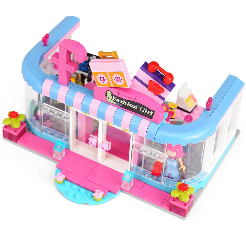 Новая серия XB12010 для девочек набор модной одежды строительные блоки кирпичи