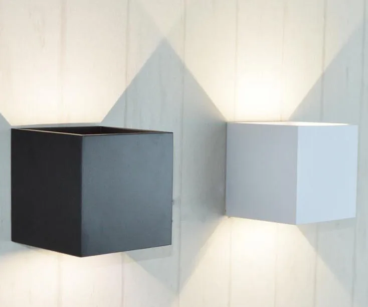 

20pcs 6W 10W Cube COB LED Wall Lamp Light Aluminum 110V 220V Waterproof Modern Home Lighting Indoor Outdoor Decoration