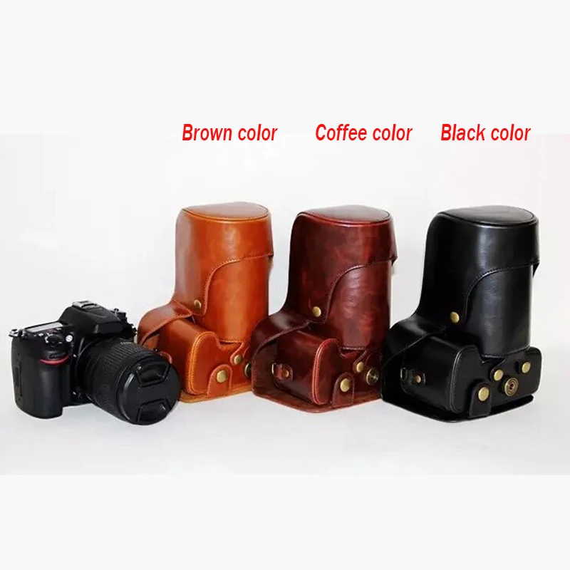 Чехол для камеры из искусственной кожи Защитная сумка цифровых зеркальных камер