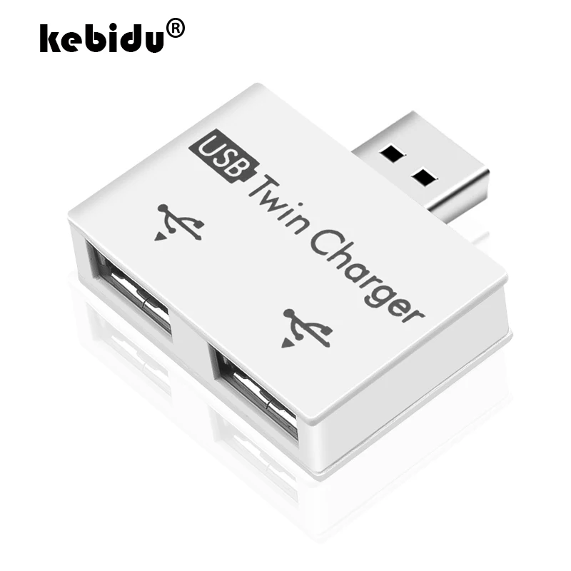 USB 2 0 мужчина к двойной женский Зарядное устройство на портный Dual Порты и разъёмы
