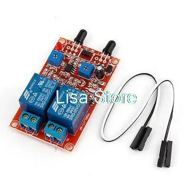 

LED Indicator Potentiometer 2 Channel Flame Detect Sensor Relay Module