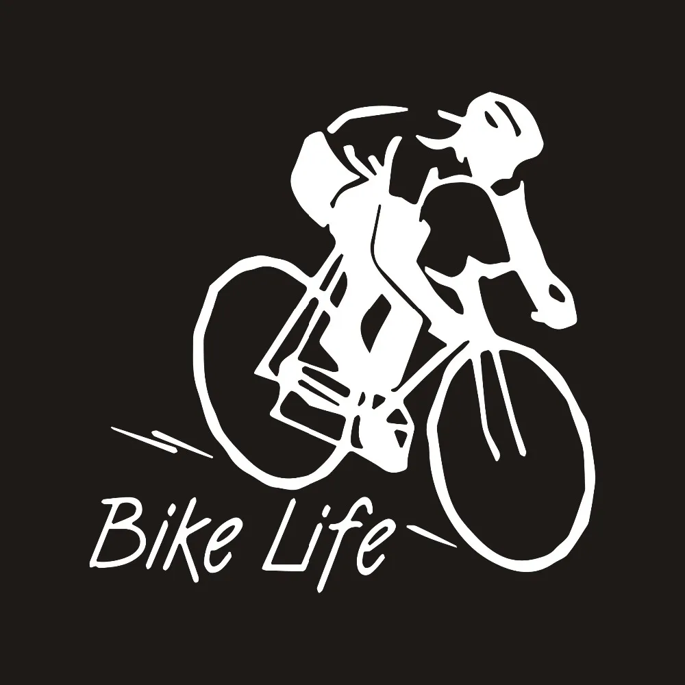 Rylybons 8.8CM*8.9CM Car Sticker Bike Life Peddle Cross Country Stickers Decals for Auto Products Accessories | Автомобили и