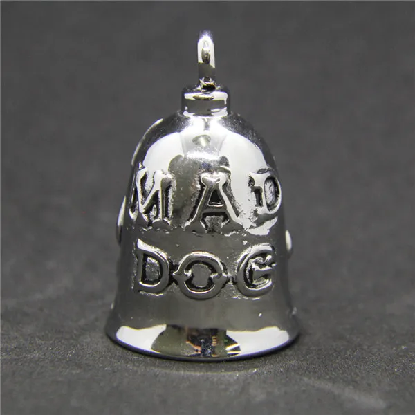 Новинка 2018 мотоциклы для байкеров Mad Dog Biker Bell Подвеска из нержавеющей стали 316