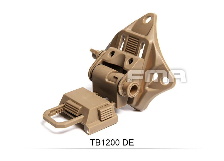 Шлем для страйкбола пейнтбола тактической охоты L4G19 NVG Mount BK пластиковая версия