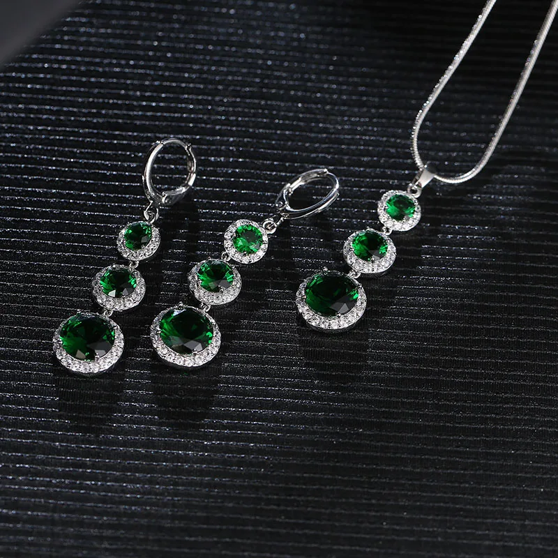 Комплект из колье и серёг 6 цветов | Украшения аксессуары