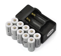 10pcs 16340 2200mah rechargeable battery cr123a 3 7v 16340 2200mah rechargeable li ion batteriescharger