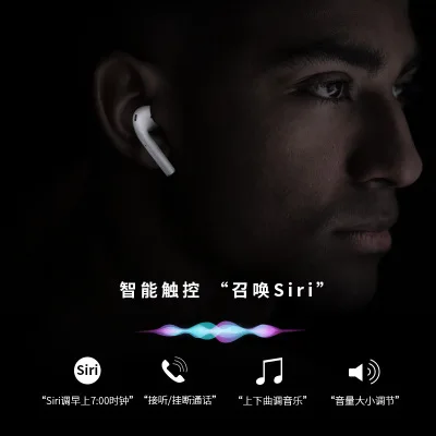 Горячая в ухо Спортивная bluetooth-гарнитура 5,0 с всплывающим поддержка окна для Android и IOS системы