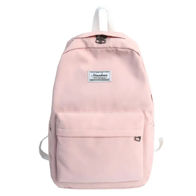Pink Модный рюкзак, Женский нейлоновый рюкзак, большая вместительность, школьный рюкзак для девочки подростка, женский рюкзак, рюкзак, ранец - Цвет: Pink