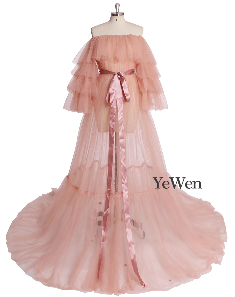 Розовые вечерние платья, длинные женские вечерние платья с вырезом лодочкой, новинка, вечерние платья YeWen