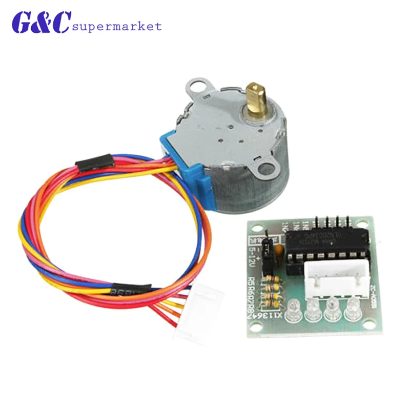 Raspberry pi комплект 1 лот 5 12 В 4 фазный шаговый двигатель + плата драйвера ULN2003/l298с