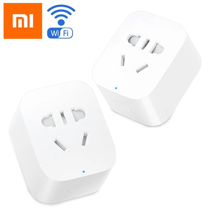 Оригинальная умная розетка Xiaomi MiJia Mi базовая Беспроводная штепсельная вилка Wi Fi