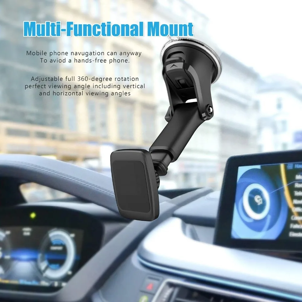 Магнитный автомобильный держатель для телефона APPS2Car универсальная приборная
