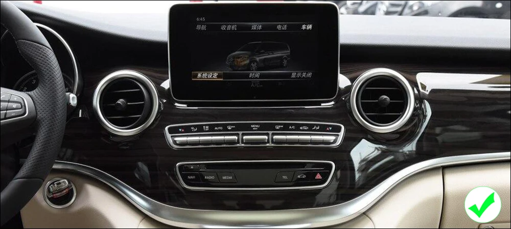 Для Mercedes Benz V Class~ NTG автомобильный радиоприемник ips Android навигация AUX стерео Мультимедийный Плеер экран стиль