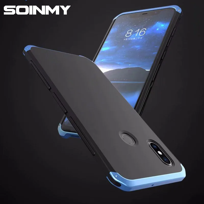 Металлический Чехол Soinmy Redmi Note 7 для Xiaomi алюминиевый жесткий чехол из