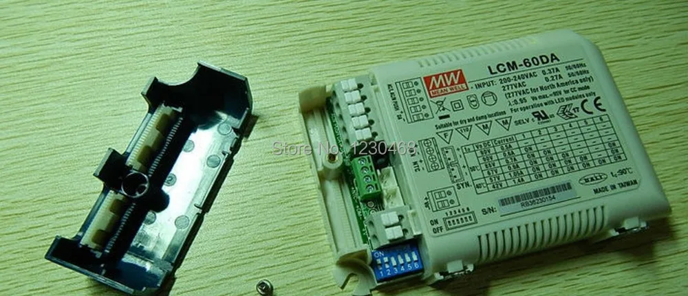 60 Вт MEANWELL LCM 60DA DALI dimmable светодиодный драйвер dimming Светодиодный источник питания с