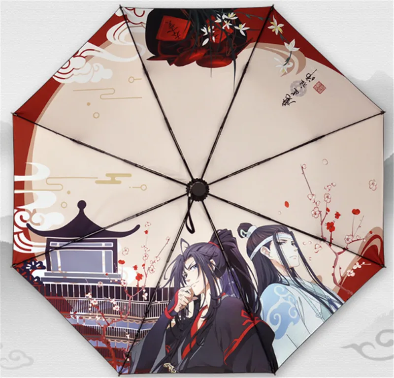 Новый аниме Grandmaster of Demonic Culture Lan Wangji Wei Wuxian BL зонт от солнца дождя Косплей Подарки |