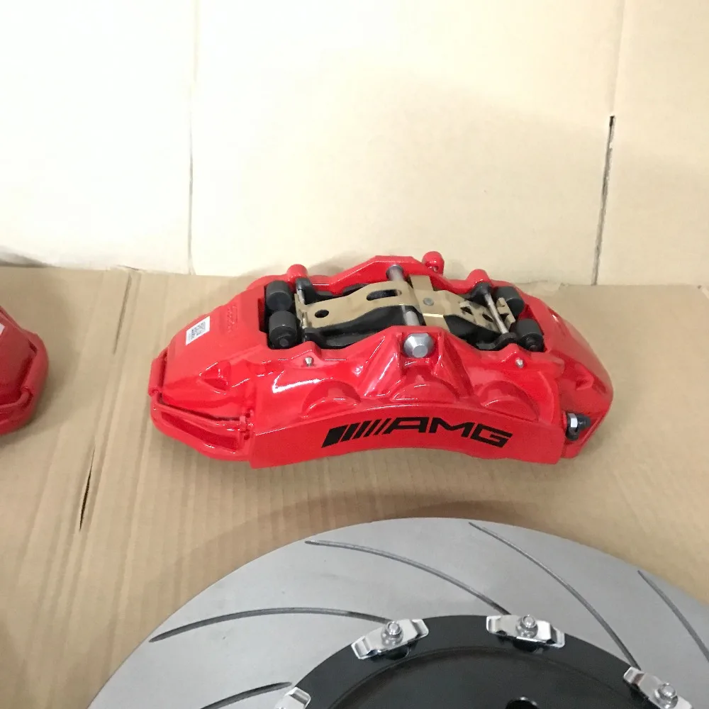 Качественные тормозные суппорты AMG с рифленым плавающим Тормозным Диском 380*36 мм