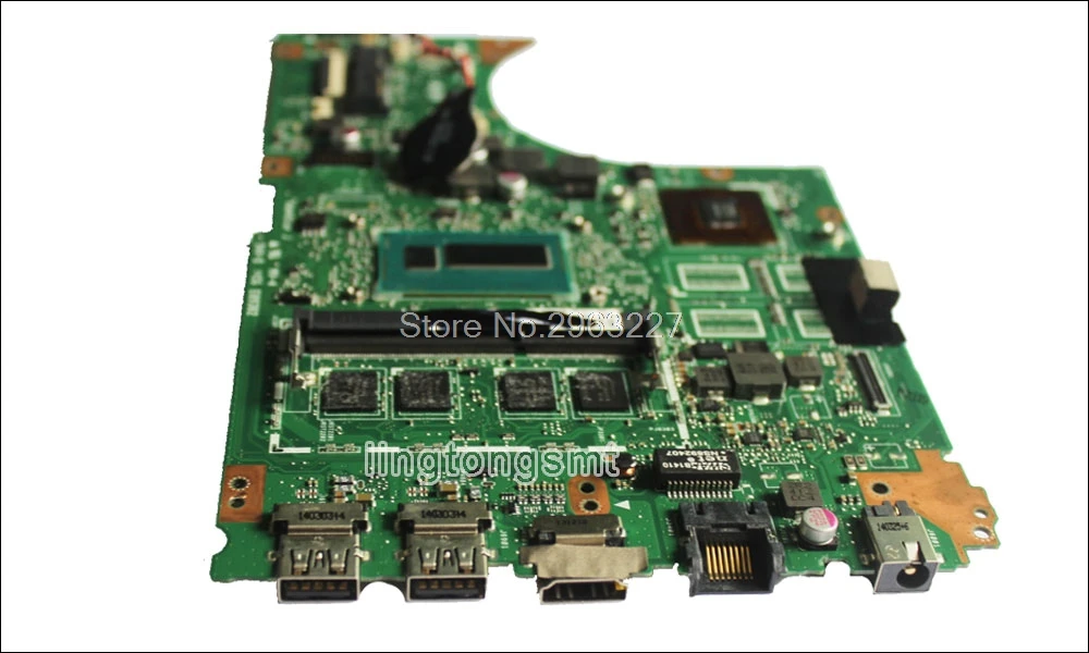 For ASUS S451 S451L V451 V451L S451LN S451LB Laptop motherboard REV2.1 i7-4700u GT840M mainboard 60NB05D0-MB1211 tested