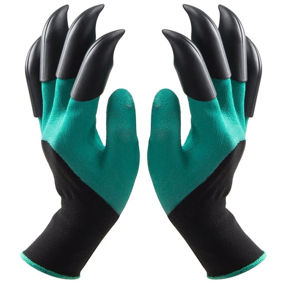 Wnnideo сад перчатки с кончиками пальцев когти отлично подходит для копания