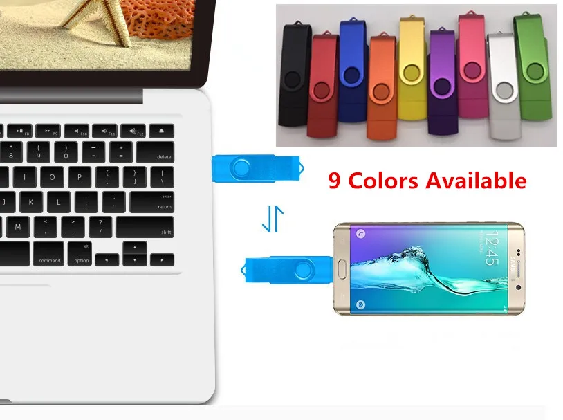 Флеш накопитель USB OTG для смартфонов 64/32/64 ГБ|clef usb|otg usbflash drive 64gb |