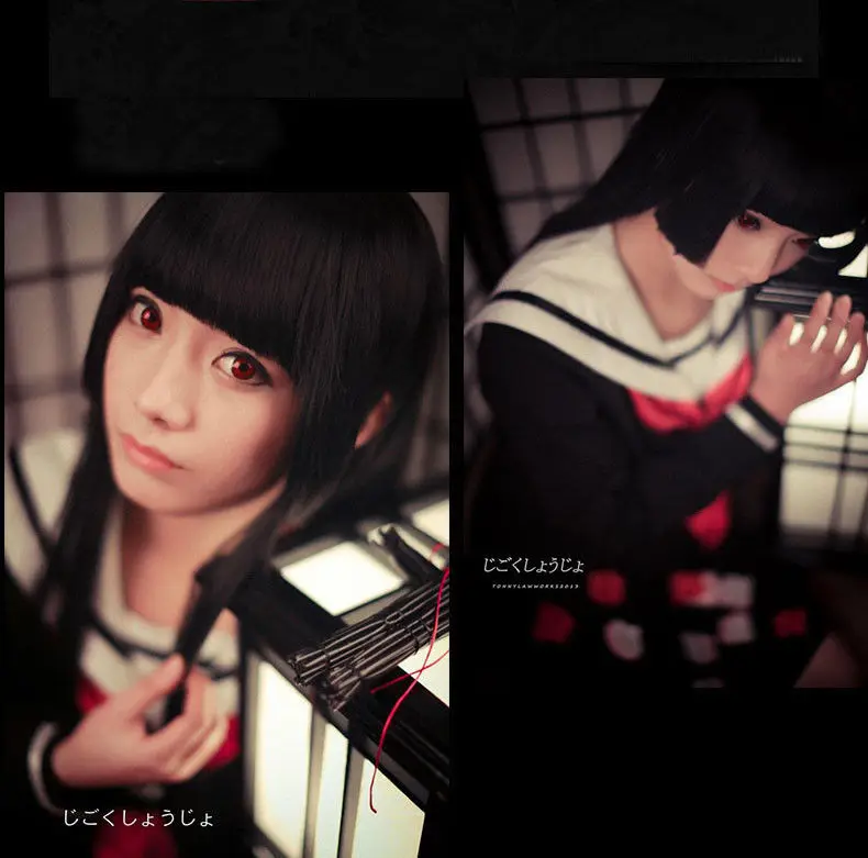 Костюм для косплея аниме Hell Girl Enma ai Корейский Японский Школьный костюм матроса