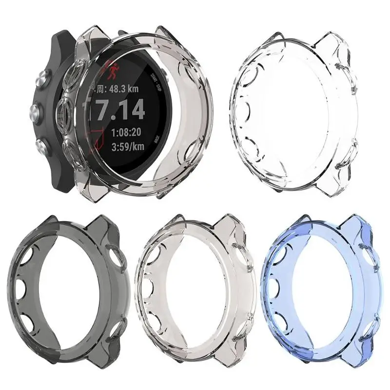 Сменные мягкие защитные чехлы из ТПУ для Garmin Forerunner 245 M/245 Предотвращают появление