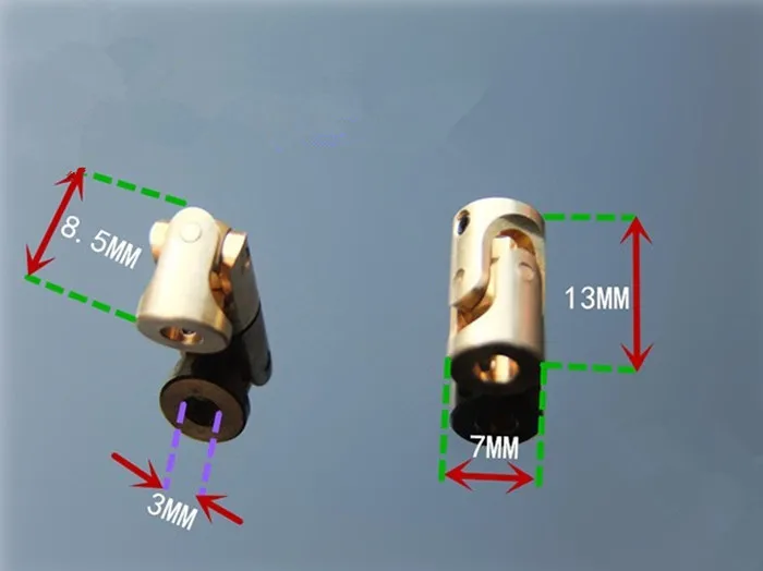 2 шт. 3*3 мм медный гусеничный стальной приводной вал с винтами для моделей
