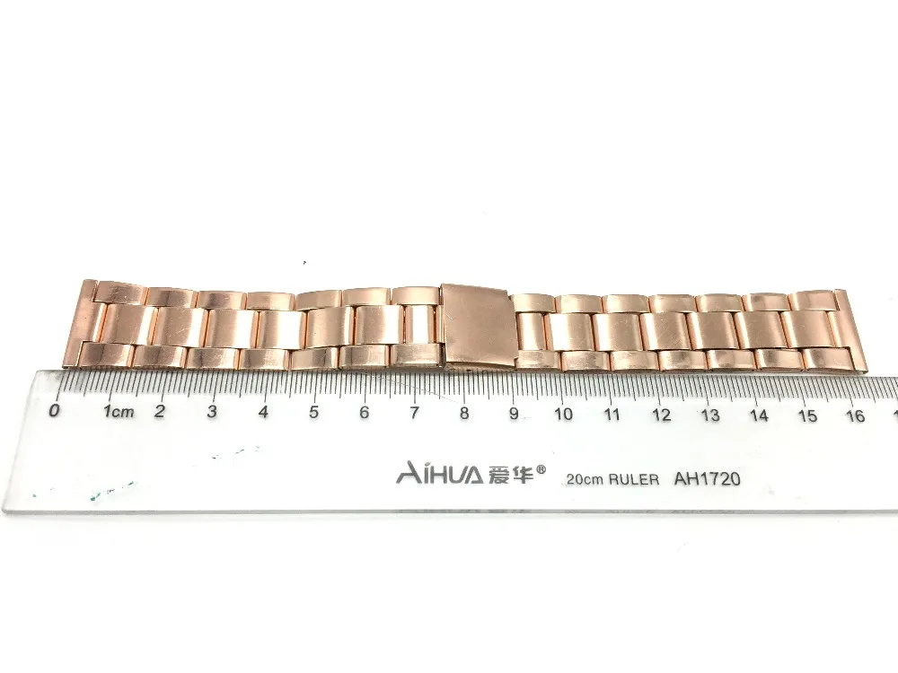 Браслет мужской из нержавеющей стали 20 мм|gold watchband|watchbands mmstainless steel 20mm | - Фото №1