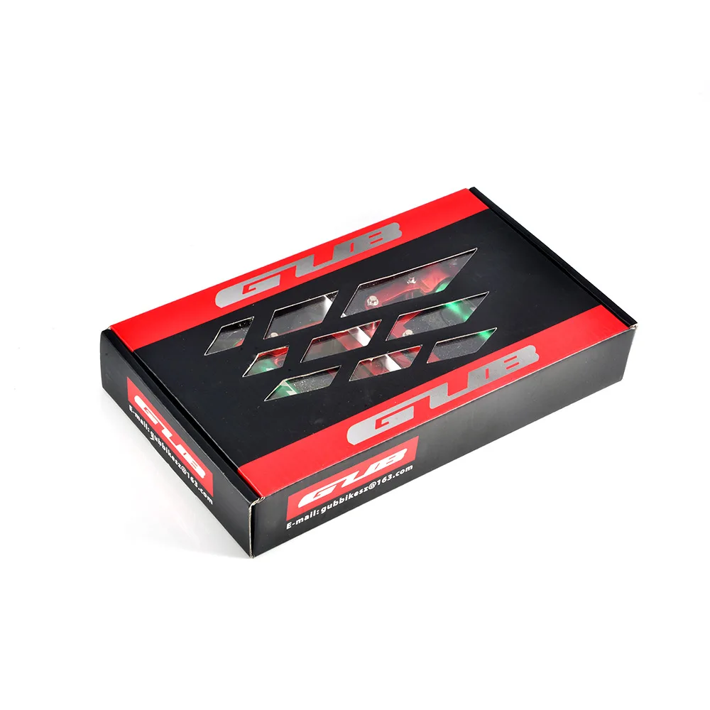 

GUB Aluminum Bicycle Pedals For Mountain Road Bike 3 Colors Antiskid Sealed Bearing Flat Platform Cycling Pedal 305g