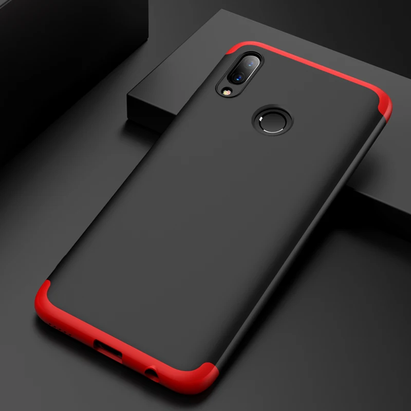 Противоударный 360 градусов Полная защита чехол для huawei Honor 10 Lite задняя крышка P Smart