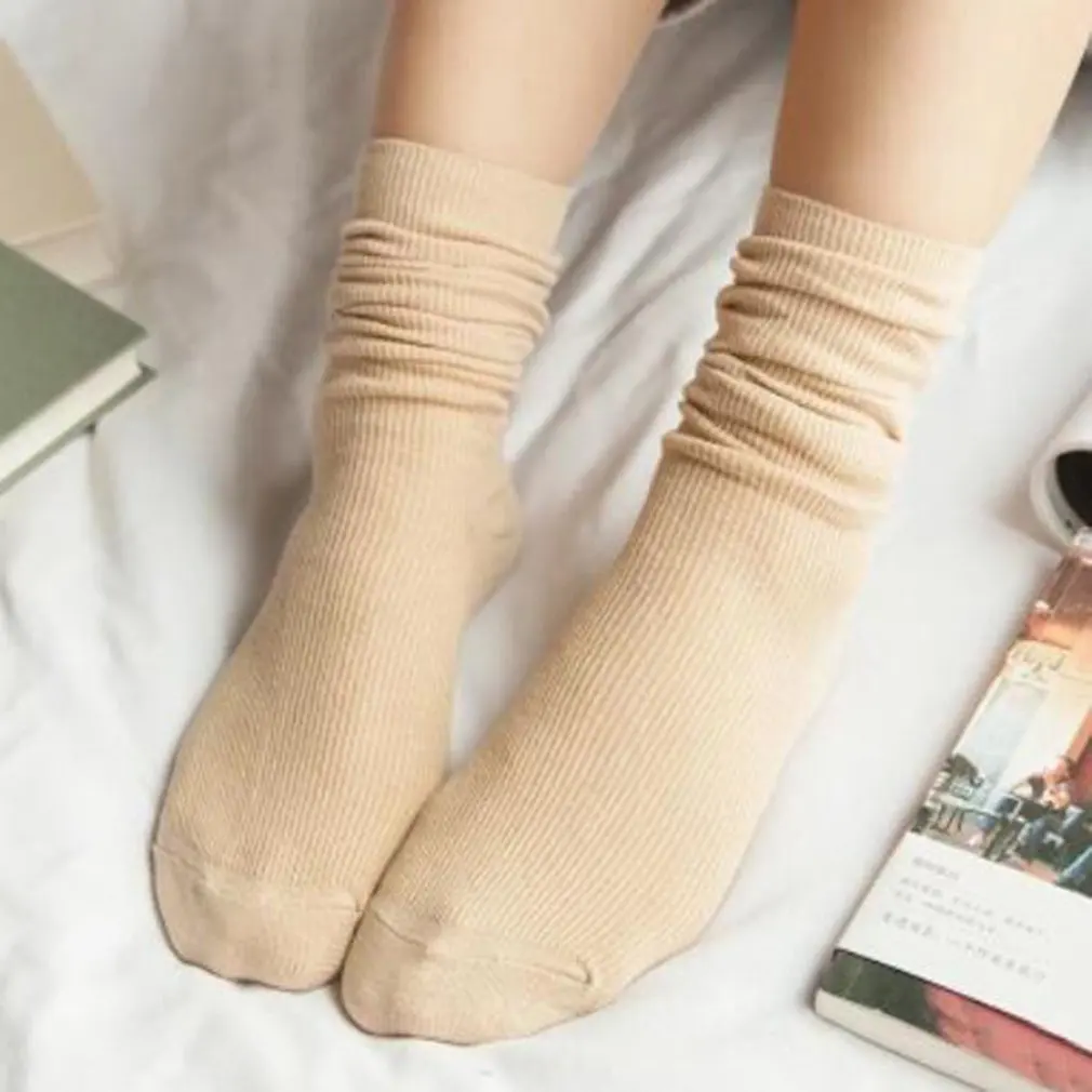 2018 осенне зимние винтажные носки средней длины Дышащие Модные Повседневные