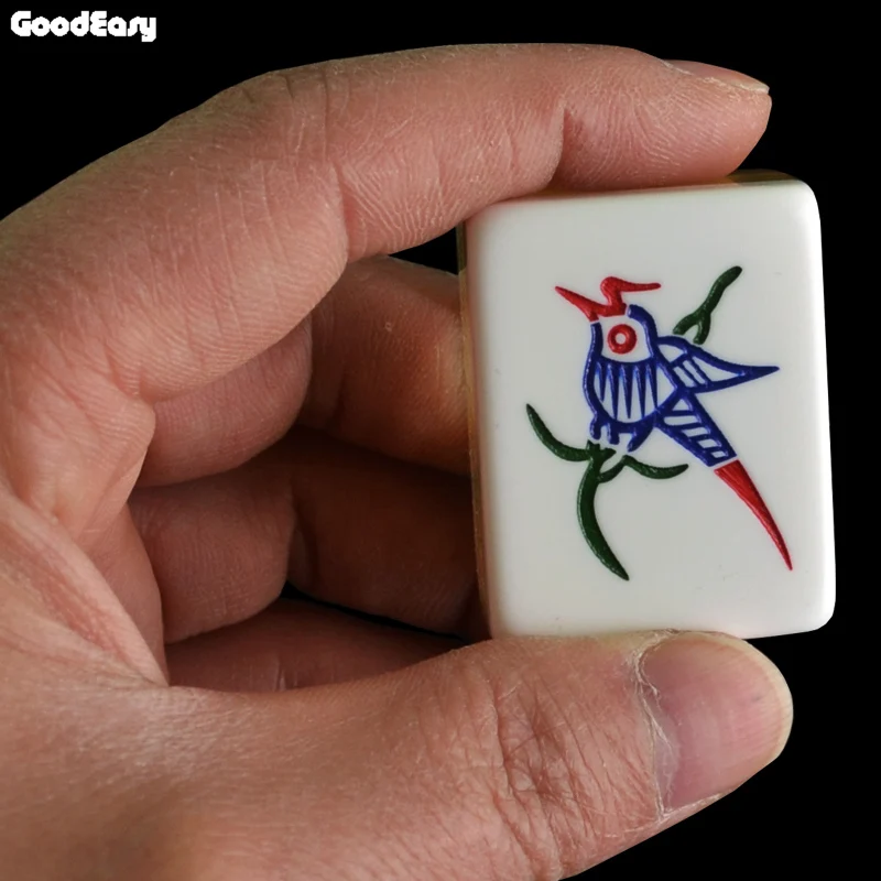 Горячая продажа 40 мм роскошный набор для игры в маджонг из серебристого и