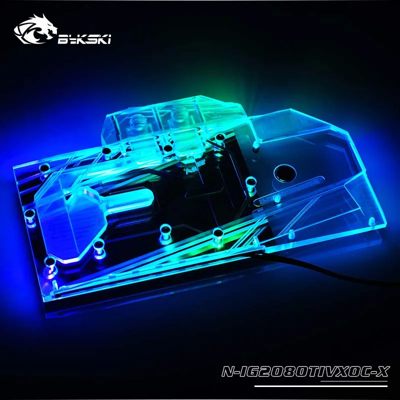 Bykski N-IG2080TIVXOC-X GPU водный блок для красочных iGame RTX 2080Ti Vulcan XOC 11G полное покрытие