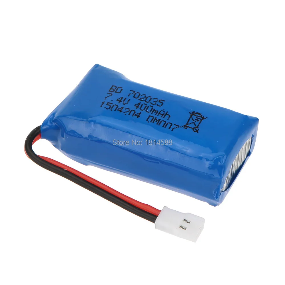 3 шт. обновленная батарея 400 мАч 30C Lipo 7 4 В 2S для DM007 RC Quadcopter Part | Игрушки и хобби