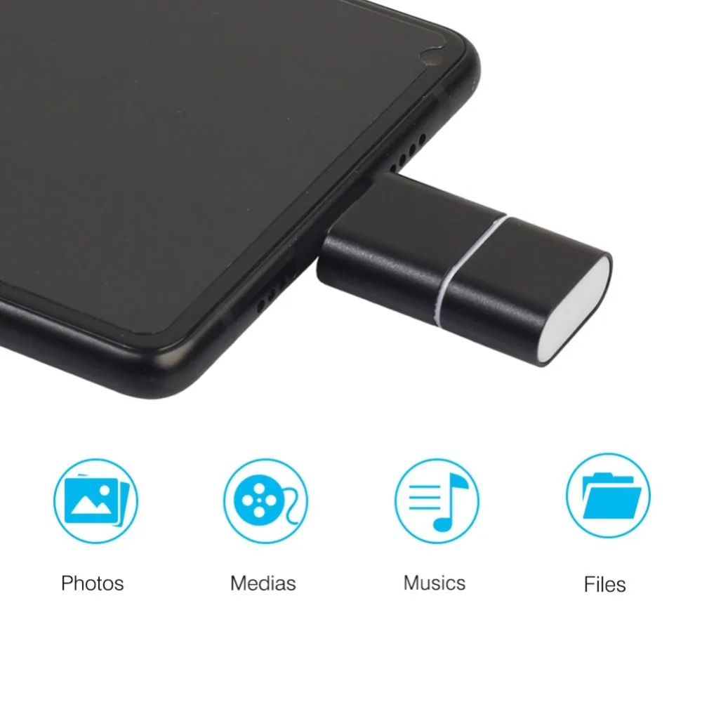 Универсальный 3 в 1 OTG Type-C кардридер USB 0 концентратор Micro комбо 2 слота TF SD Type C для