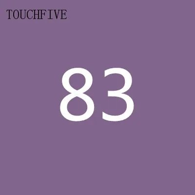 83 1 шт. TouchFive на выбор, 168 цветов, маркеры для эскизов, маркеры на спиртовой основе, набор цветных маркеров, товары для рукоделия, ручка для школы - Цвет: 83