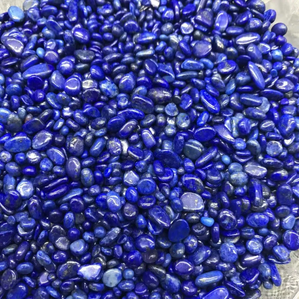 AAA+50g 5 7mm Natural Blue Lapis Lazuli Quartz Crystal Polished Gravel Specimen natural stones and minerals Fish Tank stones|natural minerals|stones