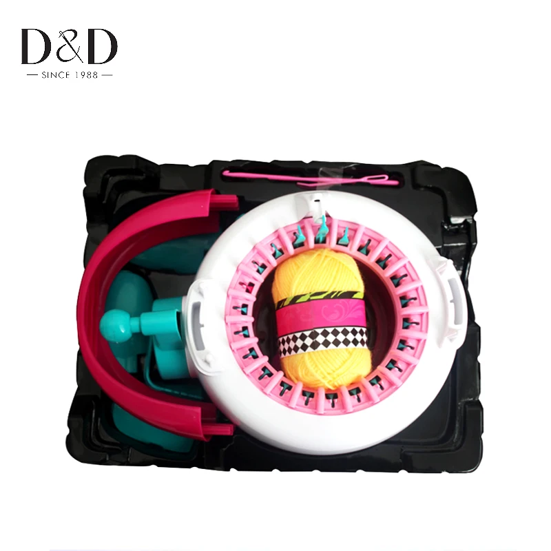 22 иглы пластмассовый вязальный станок ручной ткач Детские Обучающие игрушки