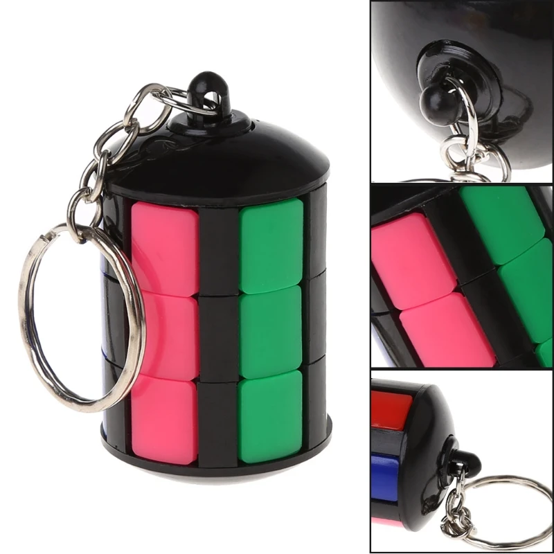 

Smart Tower Blocks Pendants Puzzle Educational Toy Magic Cube Keychain
