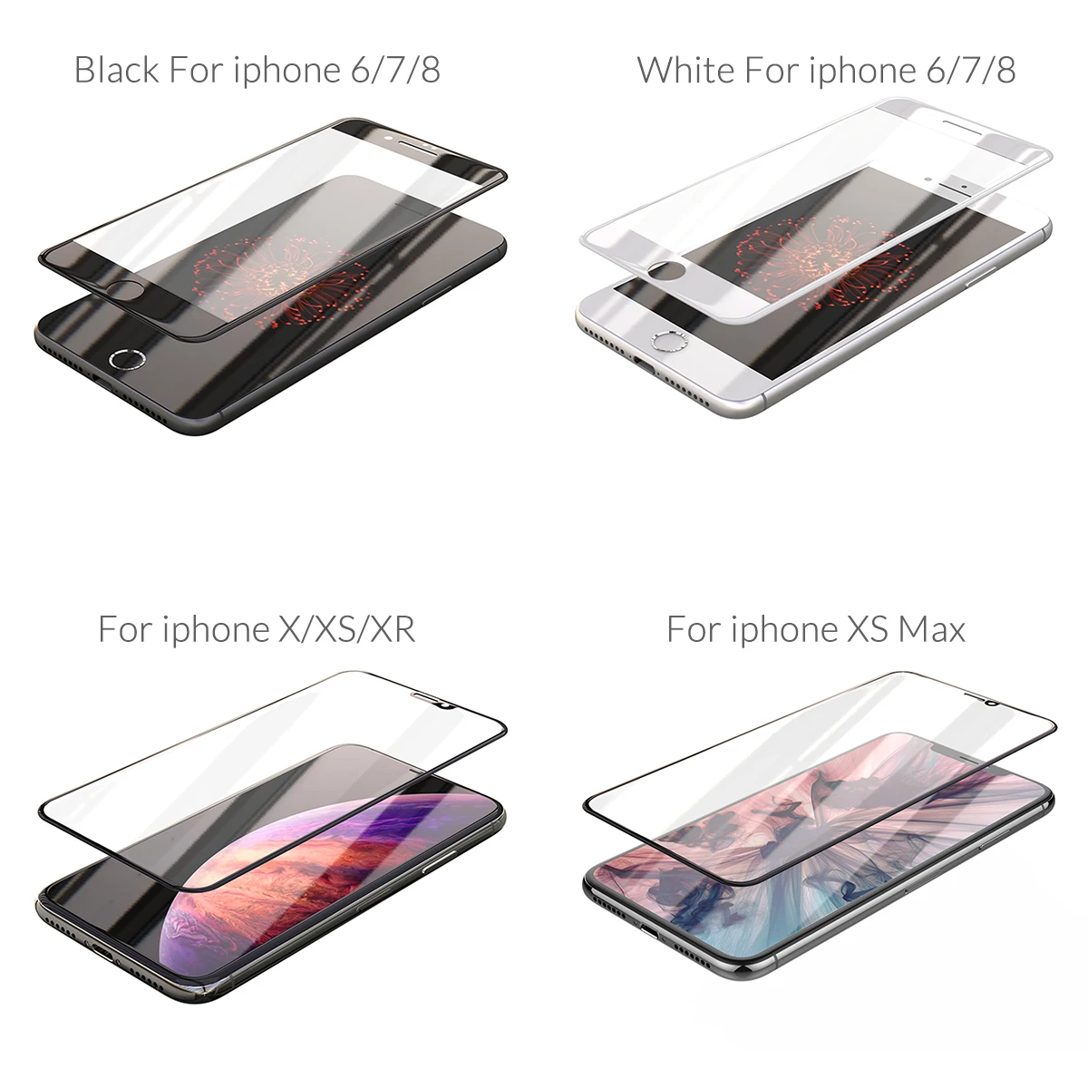 ORICO Защита экрана для iphone X, XR, XS, Max, Анти-шпион, закаленное стекло на iphone 6, 7, 8, пленка из закаленного стекла