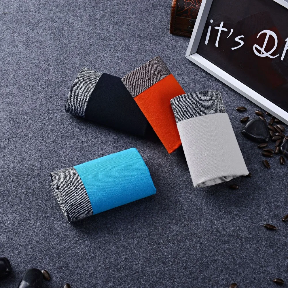 3 шт. новое однотонное Мужское нижнее белье сексуальное стрейчевое мужские